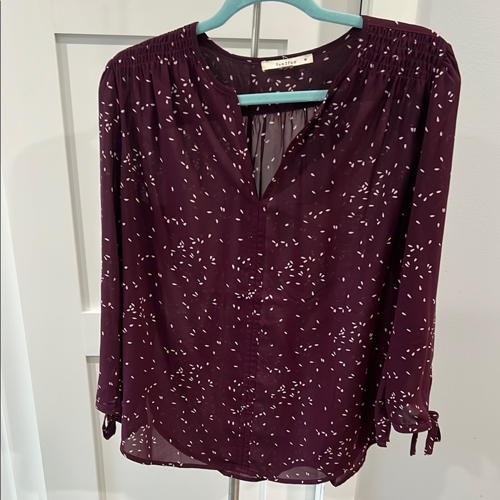 Women's Purple Blouse